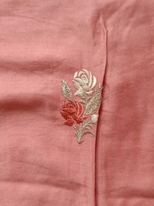 Rangmanch Pink Embroidered Kurta
