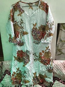 Floral Print Kurta
