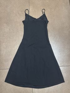 Chic Black Spaghetti Strap Dress