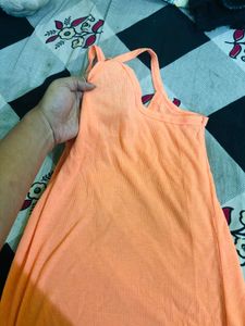 Orange Camisole Tank Top
