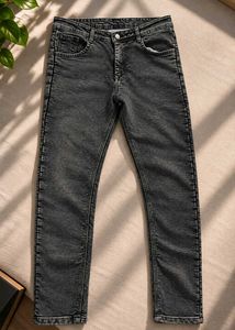 Charcoal Grey Slim-Fit Jeans