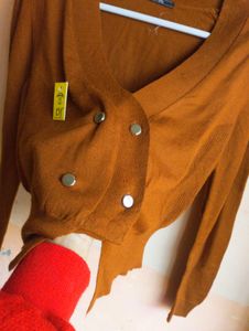 ❤️Free Delivery Brown Cardigan Sweater❤️
