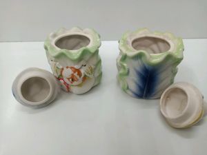 Antique Ceramic Container Pots