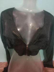Zipper Crop Top