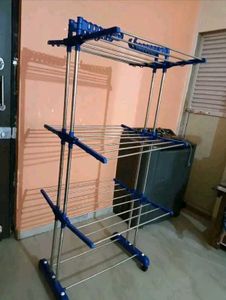 Double Layer Drying Rack with Wheels
