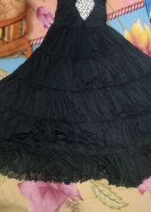 Black Tiered Maxi Dress( Gown)