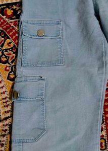 Light Blue Cargo Pants