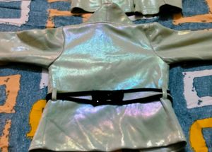 Shimmering western wear 3 piece set