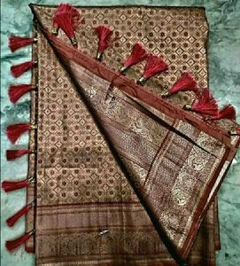 Peach Color Wedding Saree. 🥰