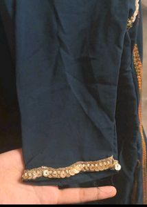 Elegant Sequined Ethnic Gown