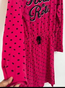 Rock n Roll Heart Print Dress