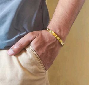 Gold Plated Kada..Oval Shape