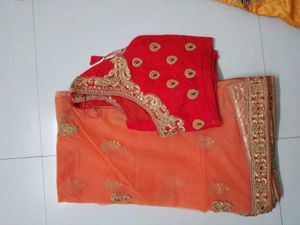 Yellow Embroidered Lehenga Choli Set
