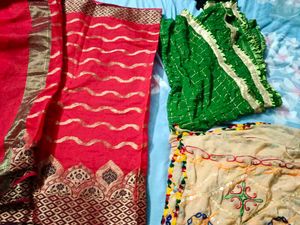 Colorful Dupatta Set Of 4