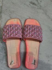 Embellished Pink Slides
