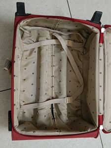 Red Rolling Suitcase, Trolley Bag