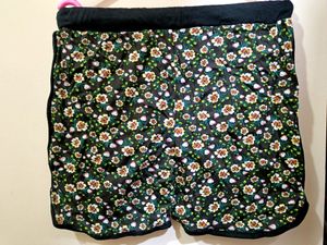 Floral Print Lounge Shorts