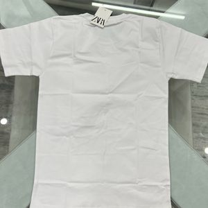 ZARA PLAIN WHITE TSHIRT XL SIZE