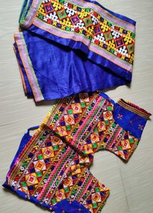 Multicolor Embroidered Lehenga Choli Set