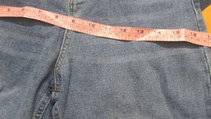 Light Wash Blue Stretchable Ankle Length denim