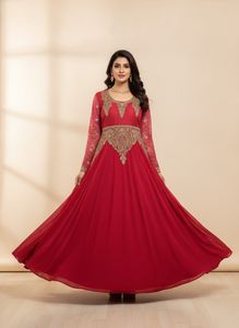 zardozi full flareGown