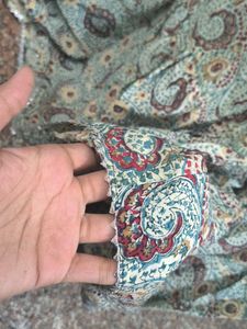 Bohemian Paisley Print Tiered Skirt