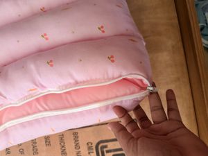 Cute Pink Cherry Print Baby Lounger