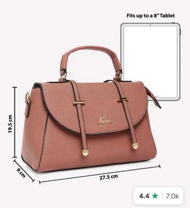 Lavie Women's Pink Flap Satchel