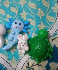 Cute Handmade clay keychains
