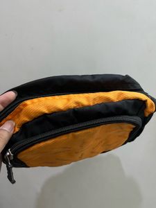 Orange &amp; Black Waist Bag