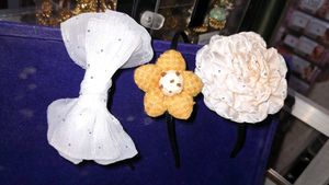 combo of 3 diffrent Cute Flower and Bow Headbands