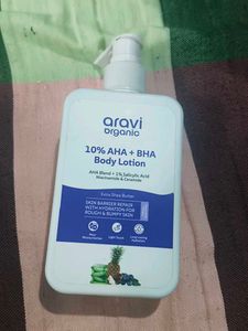 Aravi Organic 10% AHA + BHA Body Lotion