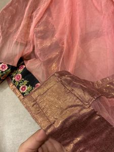 Embroidered Net Dupatta