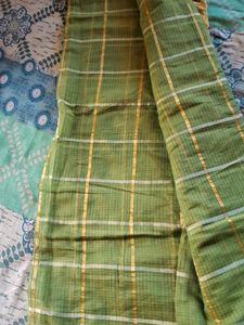 Today Offer! Olive Green Beautiful Saree