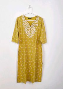 Beautiful Mustard Yellow Kurta
