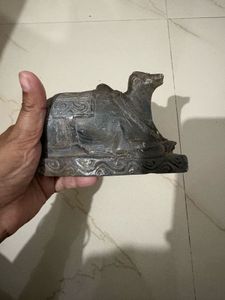 Vintage Vastu Stone Nandi Showpiece