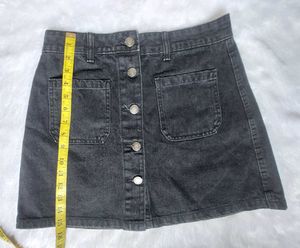 Denim Mini Skirt