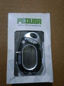 Pedusa PE771G Pedometer with Belt Clip