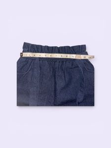Dark Wash Paperbag Waist Jeans