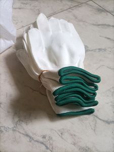 Men And Women Haigh Quality White Cotton Glove's