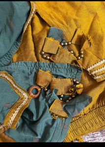 Elegant musturd Kurta Set with Dupatta