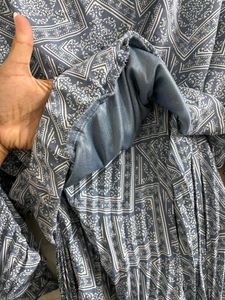 Blue Geometric Print Co-ord Set