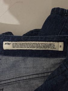 Classic vintage Blue Denim Wide Leg Pants