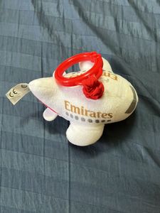 Emirates vibrating Aeroplane plush keychain