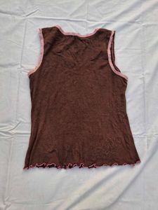 Cute Brown "Road Trip" Tank Top