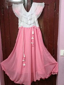 Cute Pink Polka Dot Dress