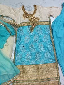 Beautiful Suit Set Designer Kurta Salwar Dupatta