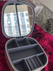 Jewelry Storage Box with Mirror