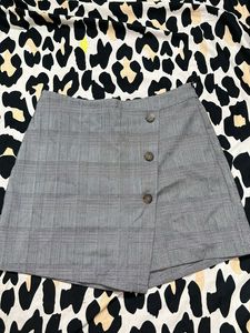 Chic Plaid A-Line Skirt