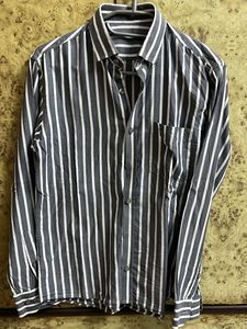 Men's Striped Button-Up Shirt